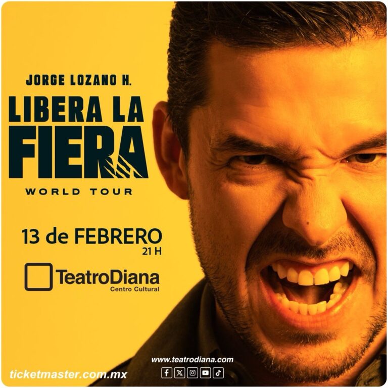 Jorge Lozano H regresa al teatro Diana en Guadalajara