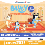Bluey se presentará en el Teatro Galerías