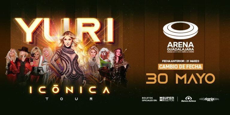 Yuri ICONICA Tour cambia de fecha en Guadalajara