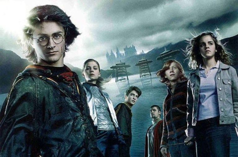 Harry Potter y el cáliz de fuego llegan al palacio de las vacas.